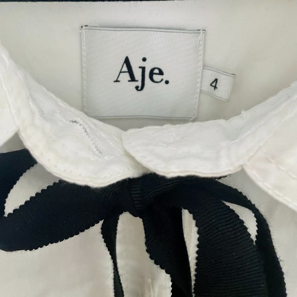 Aje Marie Frill Bib Mini Dress - Picture 8 of 11